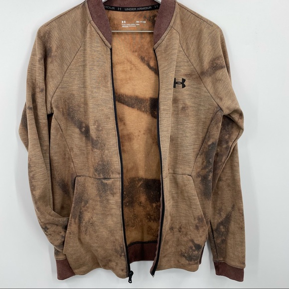 Under Armour Tie Dye Zip up Jacket Sz S - Picture 3 of 7